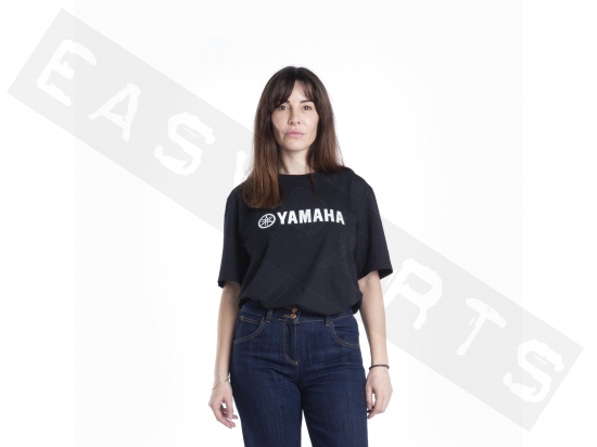 T-shirt YAMAHA Paddock Blue Essential 24 Cant unisex zwart